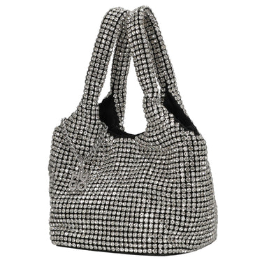 HUGO Women's Liora - Henkeltasche 14 cm (silver) - Markenkoffer