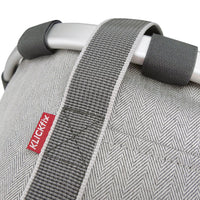 KLICKfix reisenthel Bikebasket 15 - Lenkerkorb 35 cm (heringbone grey) - Markenkoffer