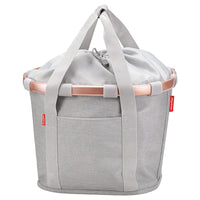 KLICKfix reisenthel Bikebasket 15 - Lenkerkorb 35 cm (twist sky rose)