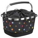 KLICKfix reisenthel Carrybag GT 21 - Gepäckträgerkorb (Racktime) (dots)