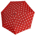Knirps T.020 Small Manual - Taschenschirm Regenschirm (dot art red)