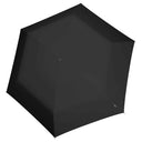 Knirps US.050 Ultra Light Slim Manual - Taschenschirm Regenschirm (black with rose coating)