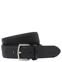 Lacoste Accessoire - Gürtel 3.5 cm Leder (black, 95 cm) - Markenkoffer