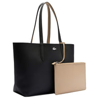 Lacoste Anna - Shopper 35 cm (black sand) - Markenkoffer