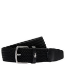 Lacoste Casual - Stretchgürtel 3.5 cm (black, 100 cm) - Markenkoffer