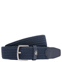 Lacoste Casual - Stretchgürtel 3.5 cm (navy blue/obscurity-haiti blue-white-lemon-white, 100 cm)