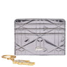 Lacoste Holiday CC Key Ring Box - Kartenetui mit Schlüsselring (shiny dark silver)