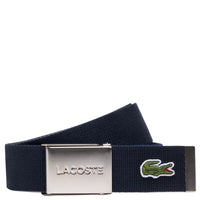 Lacoste L.12.12 Concept - Gürtel 4 cm (navy blue, 110 cm)