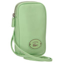 Lacoste Origin Croc - Handytasche mit Kontrast - Krokodil 17 cm (asch) - Markenkoffer