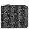 Lacoste The Blend - Geldbörse 3cc 11 cm RFID (monogram noir gris)