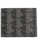 Lacoste The Blend Geschenkset - Geldbörse 3cc und Schlüsselring (monogram noir gris) - Markenkoffer