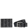 Lacoste The Blend Geschenkset - Kreditkartenetui und Gürtel (palm green, 100 cm)