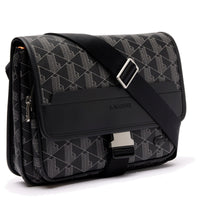 Lacoste The Blend Messenger - Umhängetasche L 29 cm (monogram noir gris) - Ansicht 3