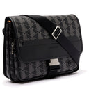 Lacoste The Blend Messenger - Umhängetasche L 29 cm (monogram noir gris) - Markenkoffer