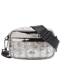 Lacoste The Blend - Umhängetasche 19 cm (silber schwarz)