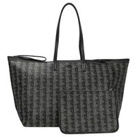 monogram black beige