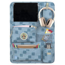 Lässig Car Wrap - to - Go Pattern Party - Auto Organizer Kinder (blue) - Markenkoffer