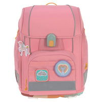 Lässig School Set Boxy Unique - Schulranzen Set 7tlg. (Pink) - Markenkoffer