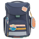 Lässig School Set Slim Unique - Schulranzen Set 7tlg. (Navy) - Markenkoffer