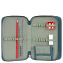 Lässig School Triple Pencil Case - Mäppchen (Unique Dark Green) - Markenkoffer