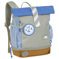 Lässig Sunny Explorer - Rolltop Kinderrucksack Mini 32.5 cm (grün/blau) - Markenkoffer