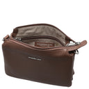 Mandarina Duck Mellow Leather Pochette - Abendtasche 23 cm (milk chocolate) - Ansicht 6