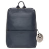 Mandarina Duck Mellow Leather - Rucksack 13" 36 cm Leder (dress blue)