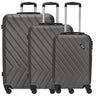 paklite Quick Trolley Set 3tlg. (grau/anthrazit) - Markenkoffer