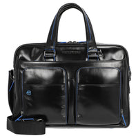 Piquadro Blue Square - Aktentasche 15" 41 cm erw. (black)