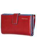 Piquadro Blue Square - Damengeldbörse 12cc 15.5 cm (red) - Ansicht 3