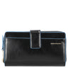 Piquadro Blue Square - Damengeldbörse 12cc 17.5 cm (black) - Markenkoffer