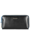 Piquadro Blue Square - Damengeldbörse 12cc 18 cm RFID (black) - Markenkoffer