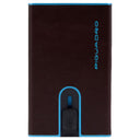 Piquadro Blue Square - Kreditkartenetui 11cc 10 cm RFID (mahogany) - Markenkoffer