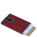 Piquadro Blue Square - Kreditkartenetui 11cc 10 cm RFID (red) - Markenkoffer
