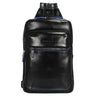 Piquadro Blue Square - Umhängetasche 30.5 cm (black)