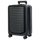 Porsche Design Roadster Hardcase - 4 - Rollen - Kabinentrolley mit Vortasche S 55 cm (black matt) - Markenkoffer