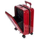 Porsche Design Roadster Hardcase - 4 - Rollen - Kabinentrolley mit Vortasche S 55 cm (carminrot) - Markenkoffer
