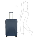 Porsche Design Roadster Hardcase - 4-Rollen-Trolley XL 83 cm erw. (dark blue) - Ansicht 8