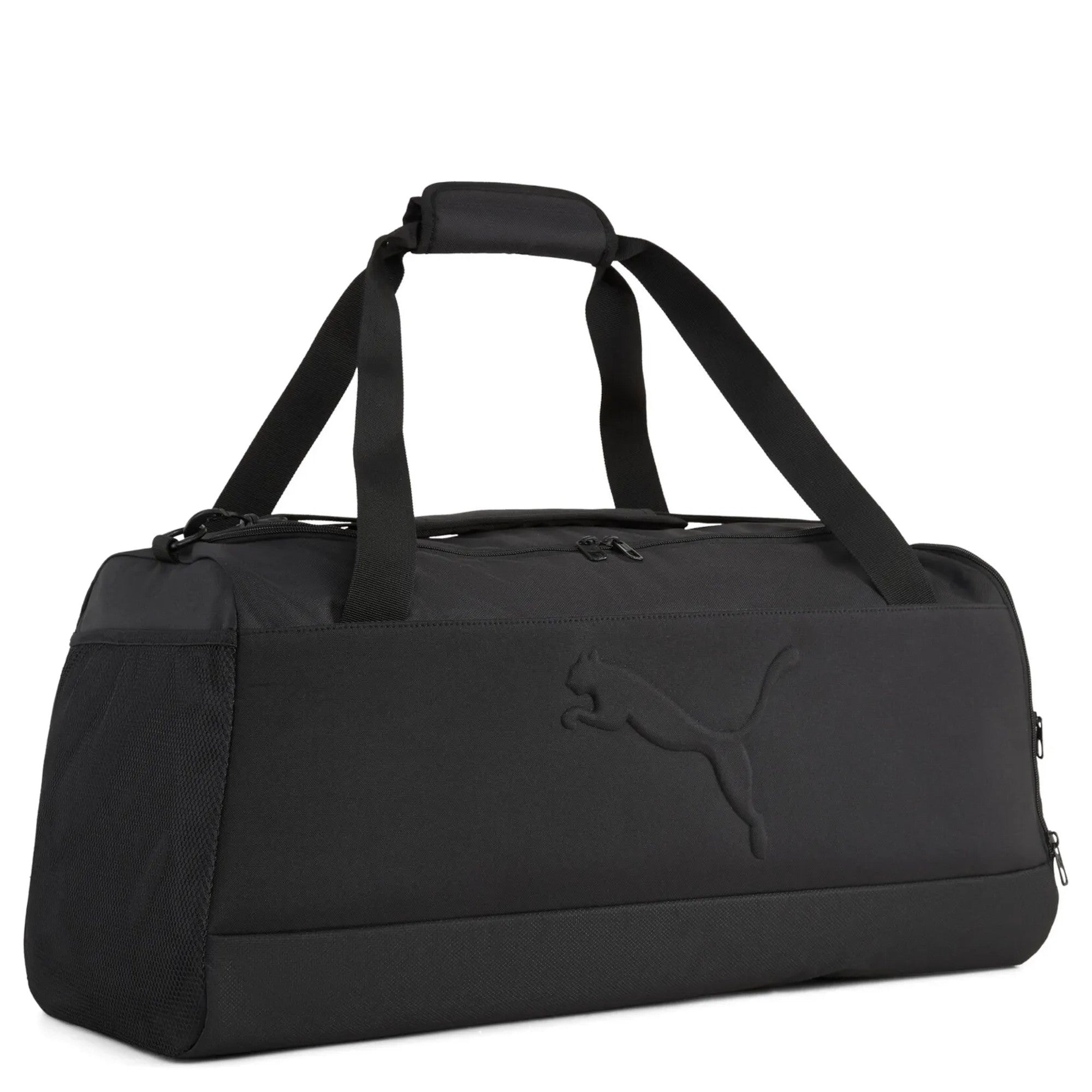 Puma Buzz Sports Bag M in Black Ideal for Sports Travel