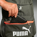 Puma Phase Hooded 20 - Rucksack 46.5 cm (dark olive - glowing red) - Markenkoffer