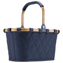 reisenthel carrybag xs - Einkaufskorb 21 cm (frame rhombus midnight gold)