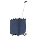reisenthel carrycruiser - Einkaufstrolley 47.5 cm (herringbone dark blue) - Markenkoffer