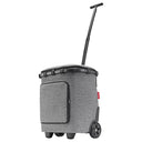 reisenthel carrycruiser plus - Einkaufstrolley recycelt PET 52.5 cm (frame twist silver) - Markenkoffer