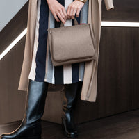 reisenthel cosmetics toiletbag XL - Kulturbeutel 28 cm (herringbone mokka) - Ansicht 5