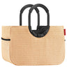 reisenthel loopshopper M / Shopper 40 cm (frame raffia black) - Markenkoffer