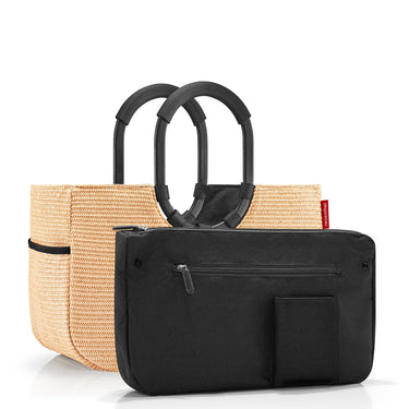 reisenthel loopshopper M / Shopper 40 cm (frame raffia black) - Markenkoffer