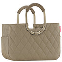 reisenthel loopshopper M / Shopper 40 cm (frame rhombus olive)