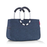 reisenthel loopshopper M / Shopper 40 cm (herringbone dark blue) - Markenkoffer