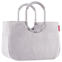 reisenthel shopping loopshopper L - Einkaufstasche mit Bügel 46 cm (cord grey) - Ansicht 2