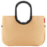 reisenthel shopping loopshopper L - Einkaufstasche mit Bügel 46 cm (frame raffia black)